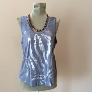 Gray & Silver Top. Gotta love the back!